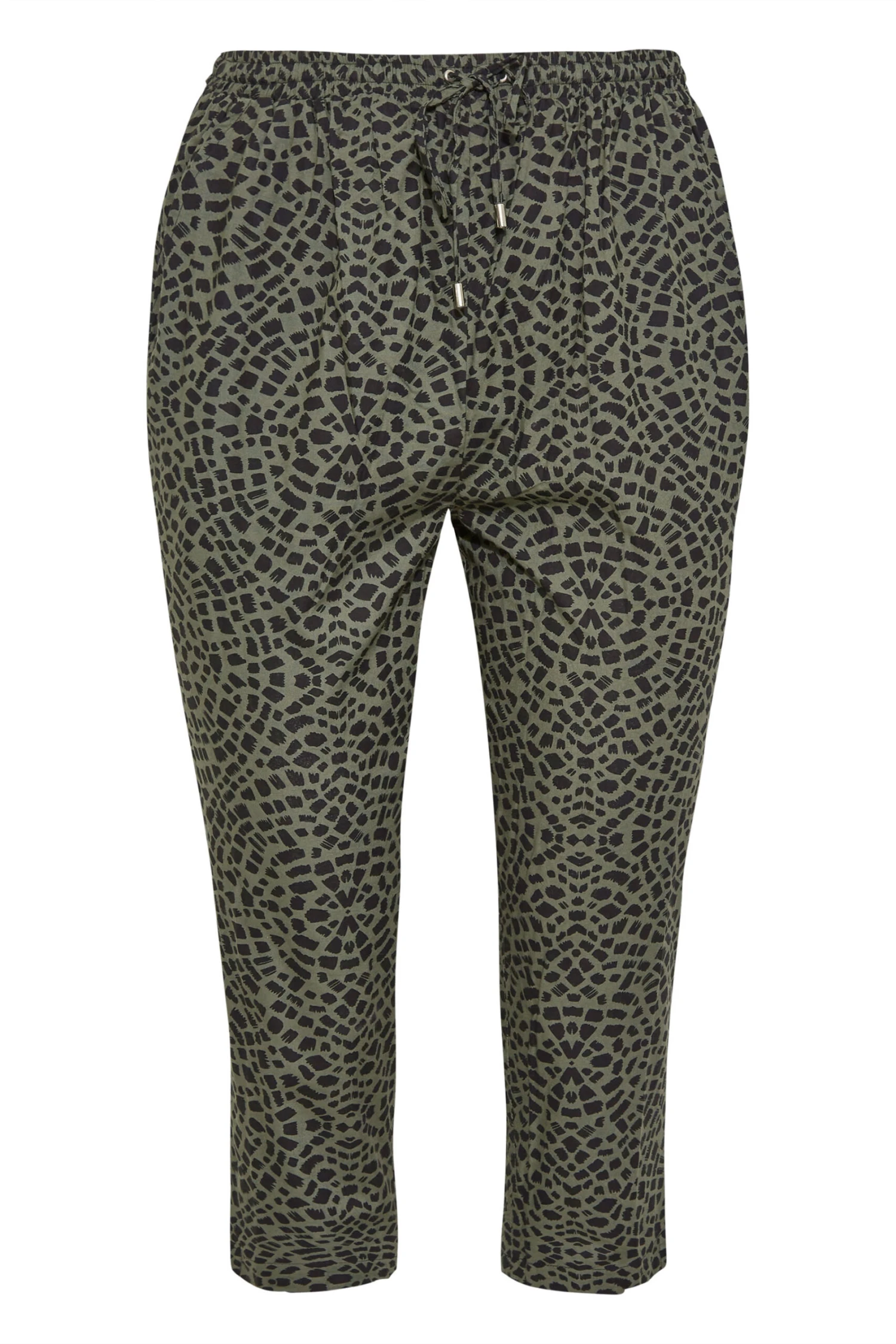 Jogging Vert Kaki Animal Léger Pantacourt – Image 5