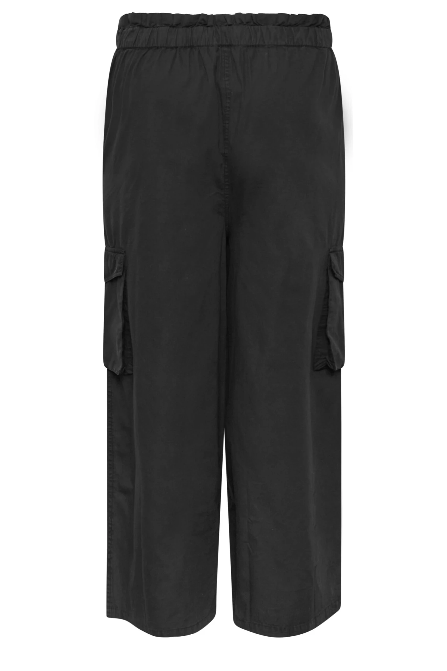 LIMITED COLLECTION - Pantalon Noir Cargo Coupe Wide Leg – Image 5
