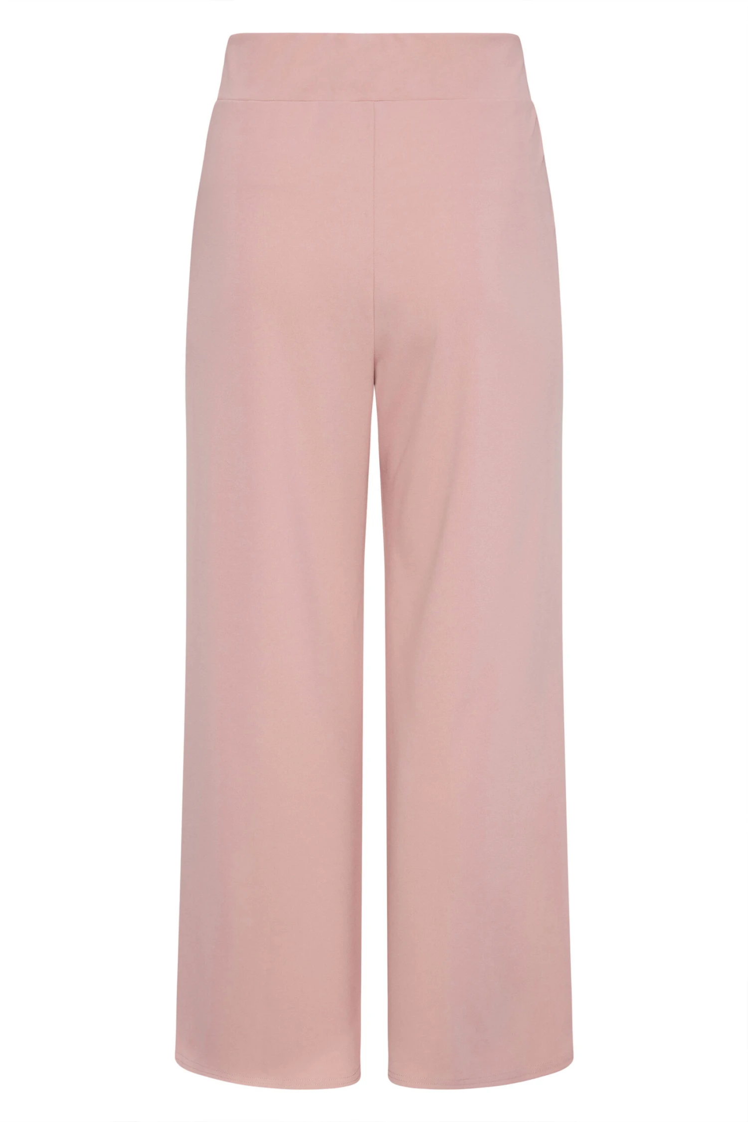 YOURS LONDON - Pantalon Rose Pâle Crêpé Style Ample – Image 6