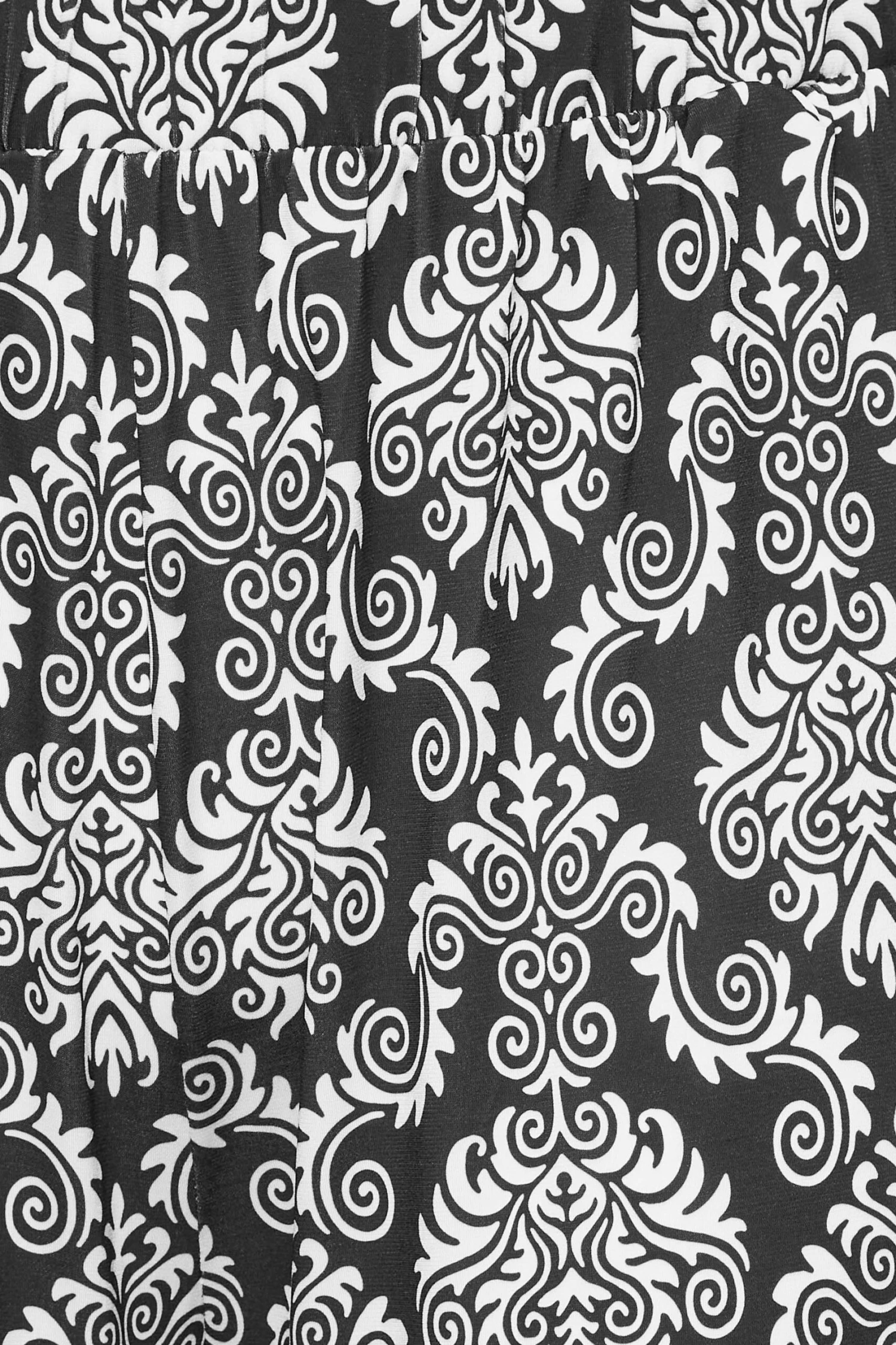 YOURS - Pantalon Wide Leg Noir Paisley – Image 4