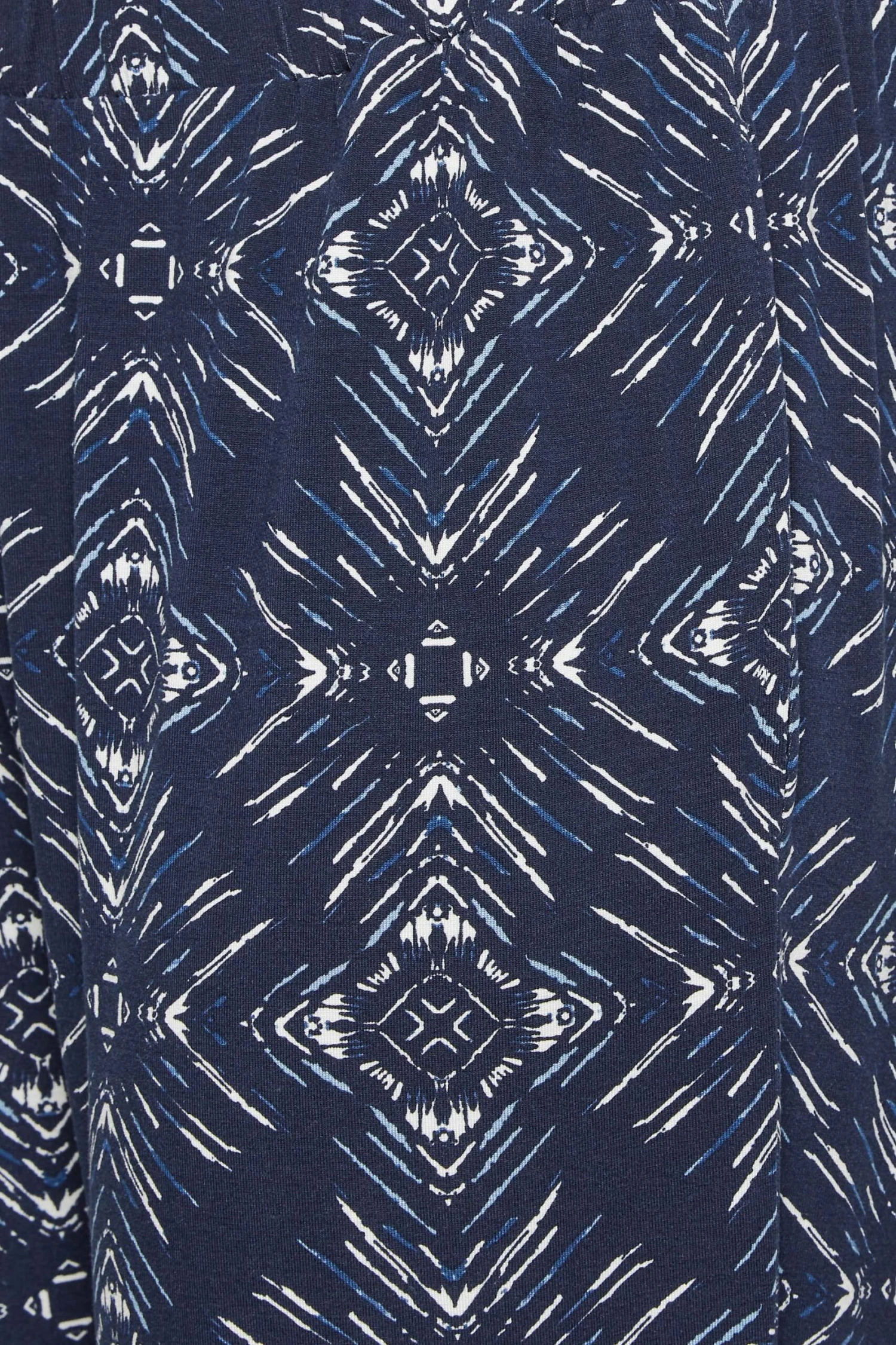 YOURS - Pantalon Style Sarouel Bleu Marine Losanges – Image 4