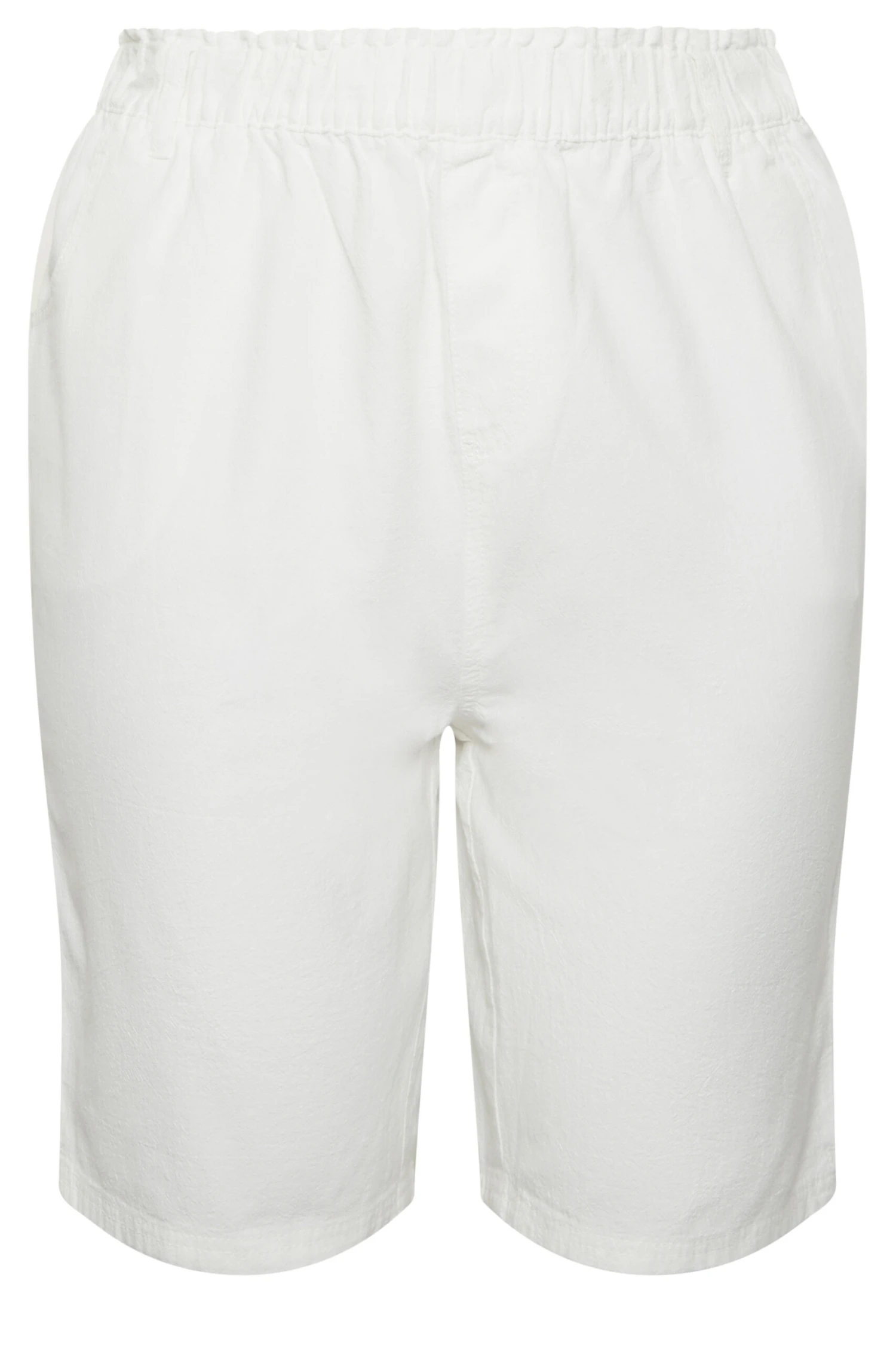 YOURS - Short Blanc Long En Coton à Poches – Image 5