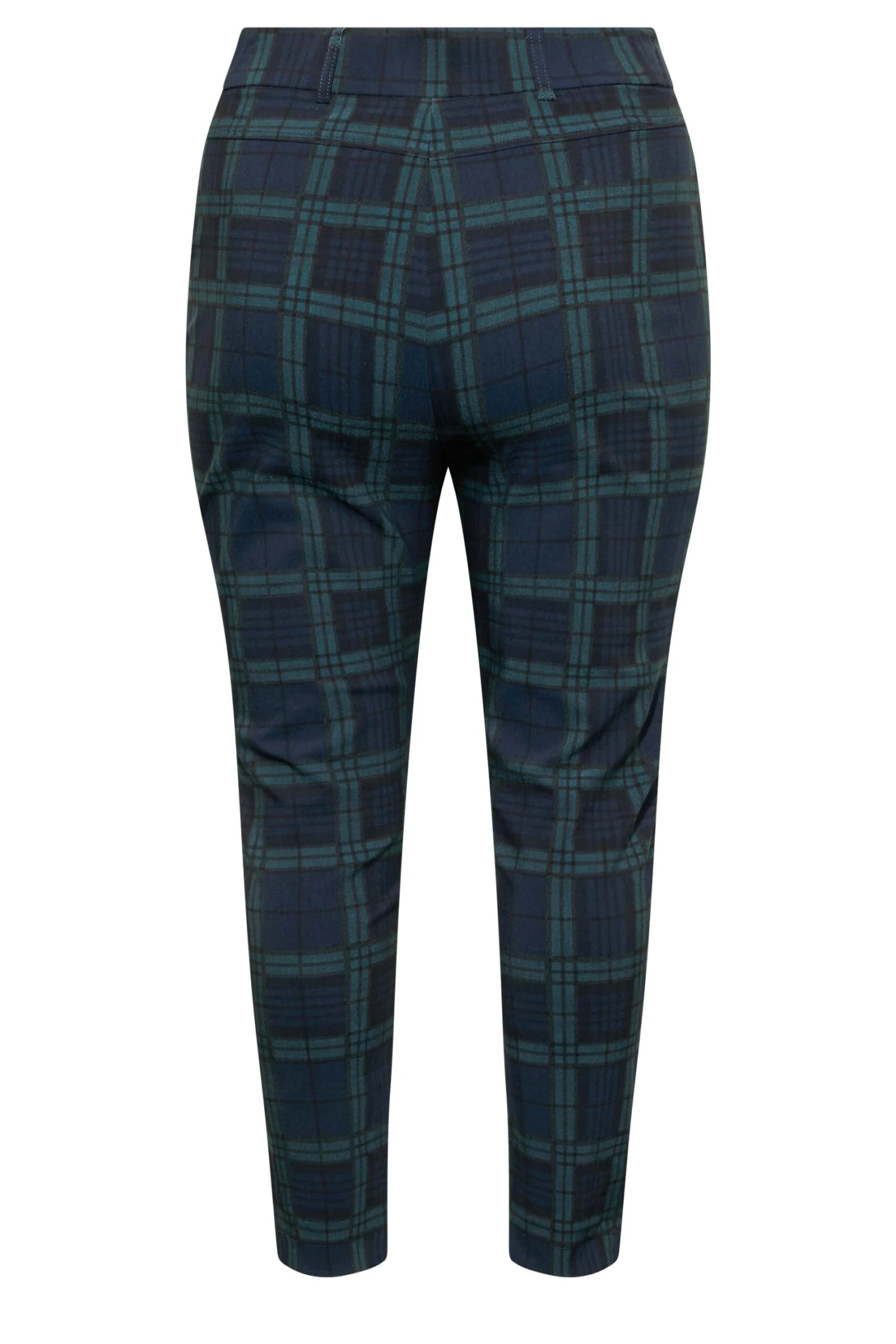 Pantalon Slim Stretch Bleu & Vert à Carreaux – Image 5