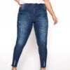 YOURS FOR GOOD - JENNY Jegging Bleu Indigo