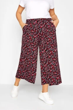 YOURS - Jupe-Culotte Rouge Floral
