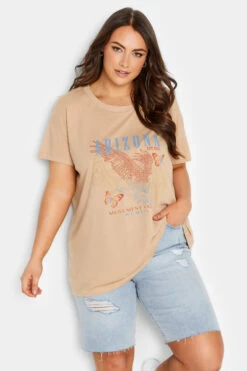 YOURS - Dad Short Bleu Ciel Déchiré