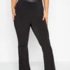Pantalon En Jersey Noir Ample