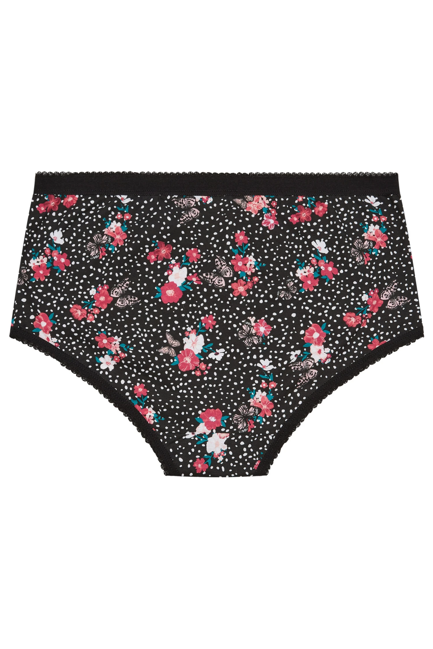 Lot De 5 Culottes - Roses & Noires Papillons – Image 6