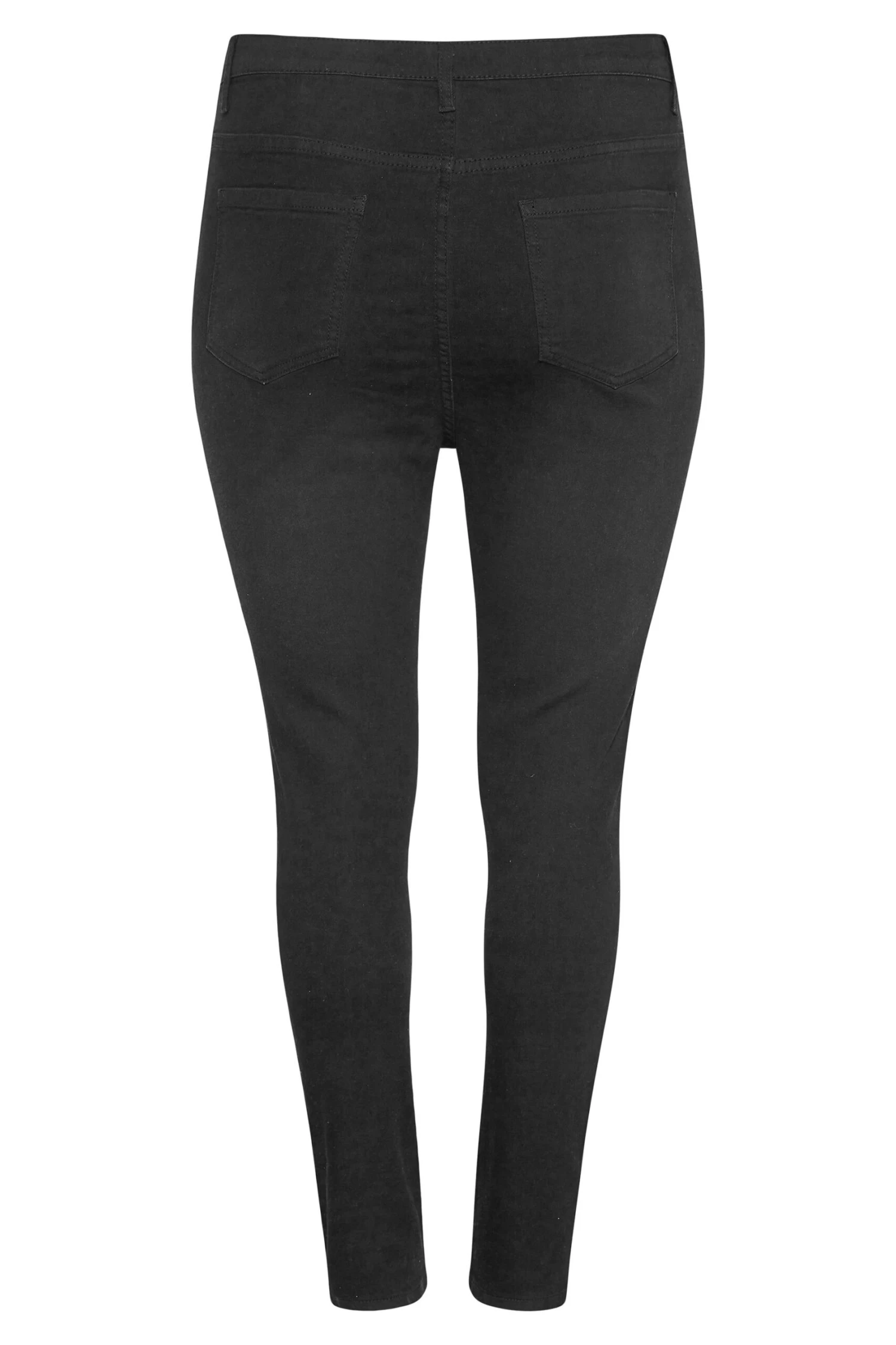 Skinny Jean AVA Noir Extensible Déchiré – Image 5