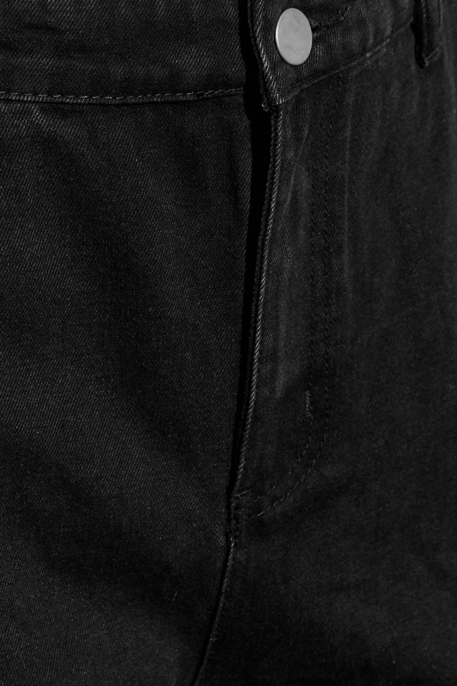 Jean Noir Cargo Délavé – Image 5