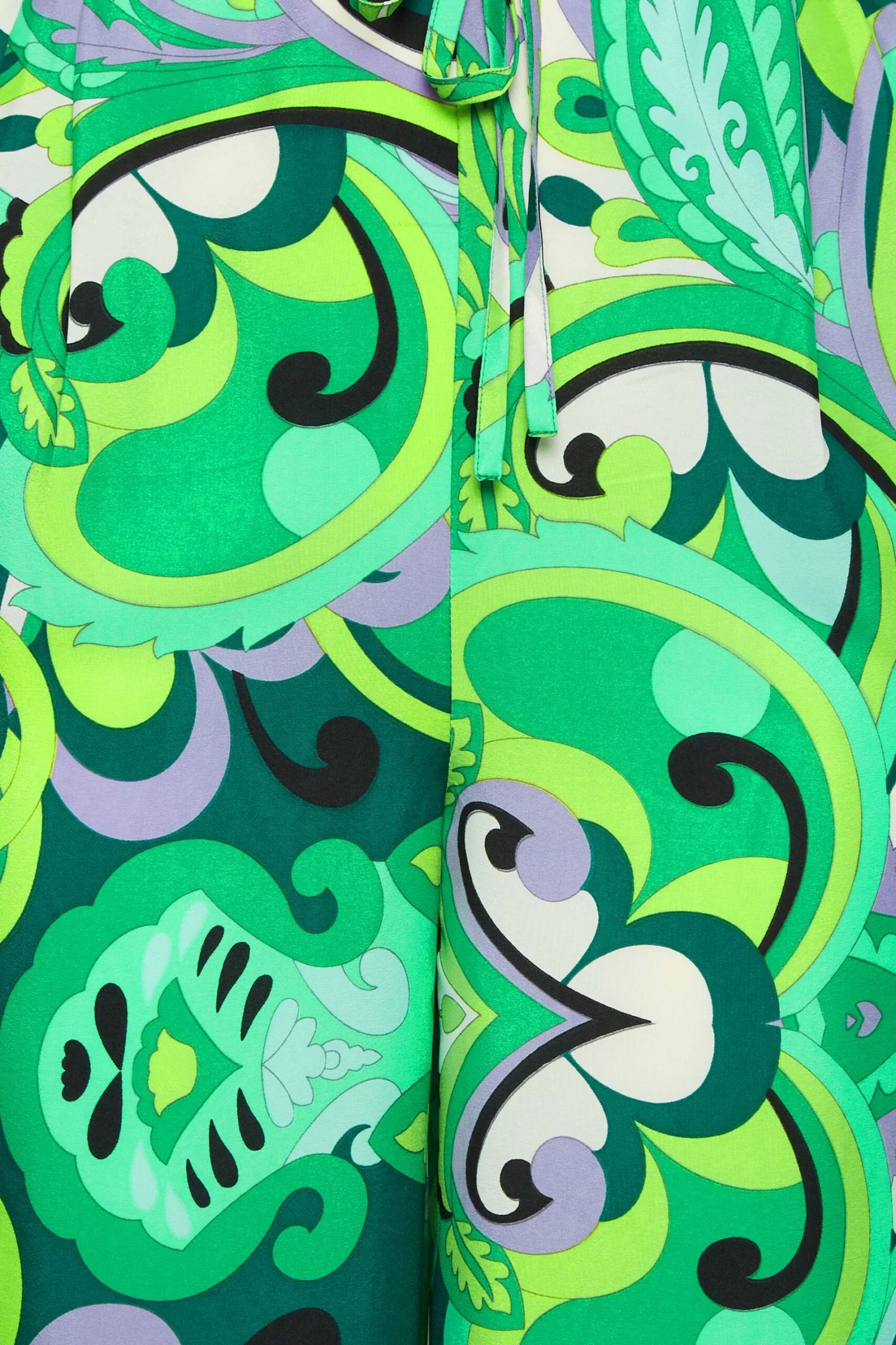 LIMITED COLLECTION - Pantalon Vert Abstrait Wide Leg – Image 4