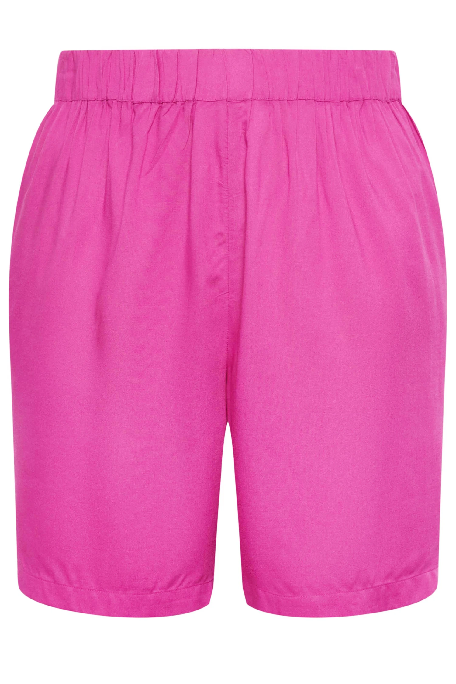 YOURS - Short Rose Bonbon Uni à Poches – Image 5