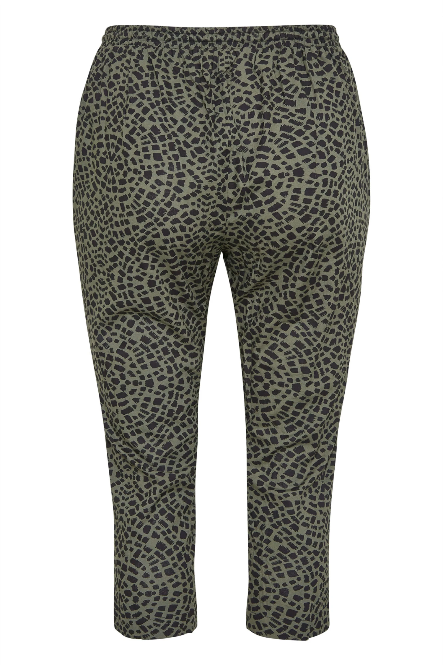 Jogging Vert Kaki Animal Léger Pantacourt – Image 6