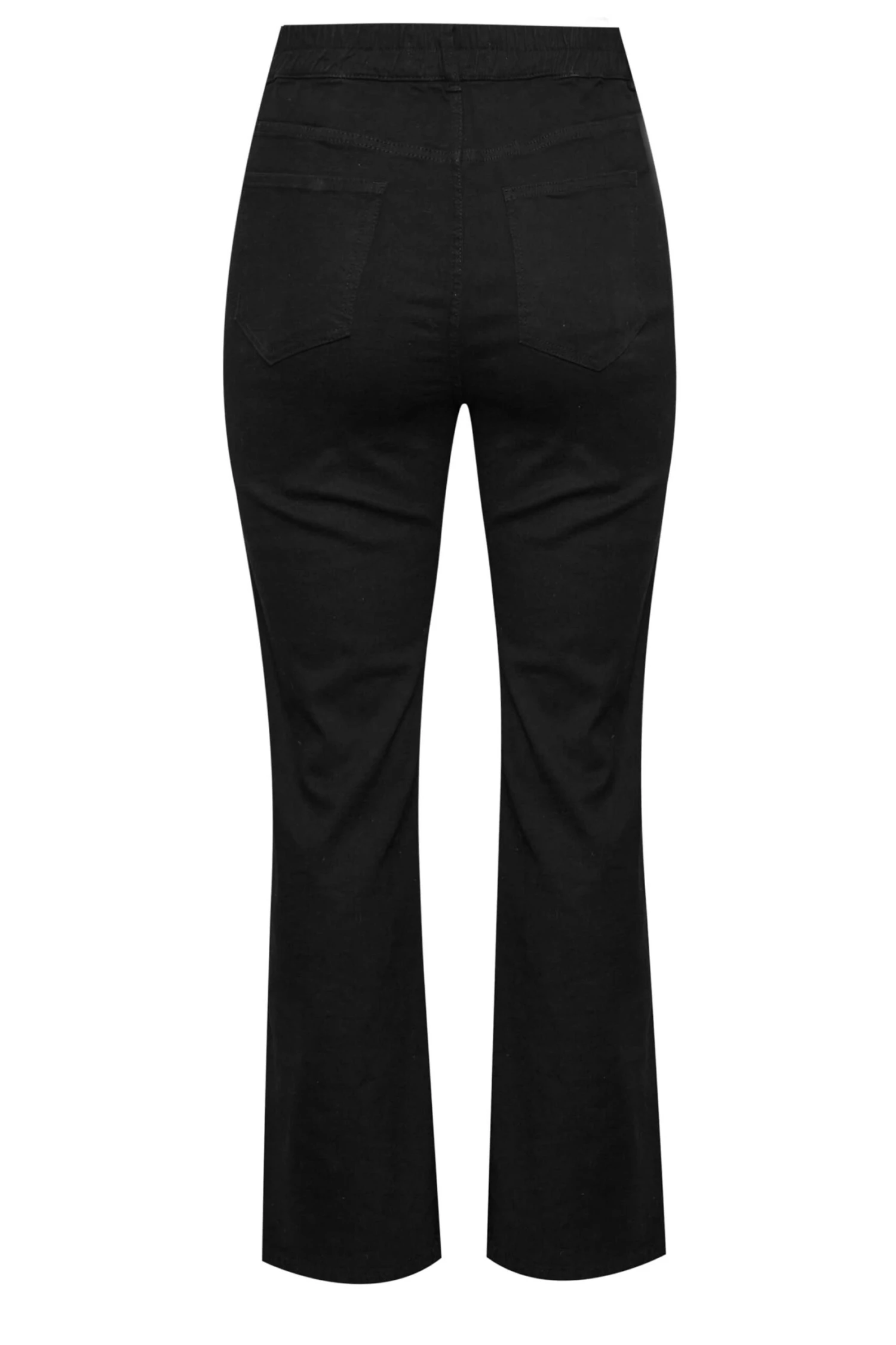 YOURS - Jean Noir Wide Leg Taille Élastique – Image 6
