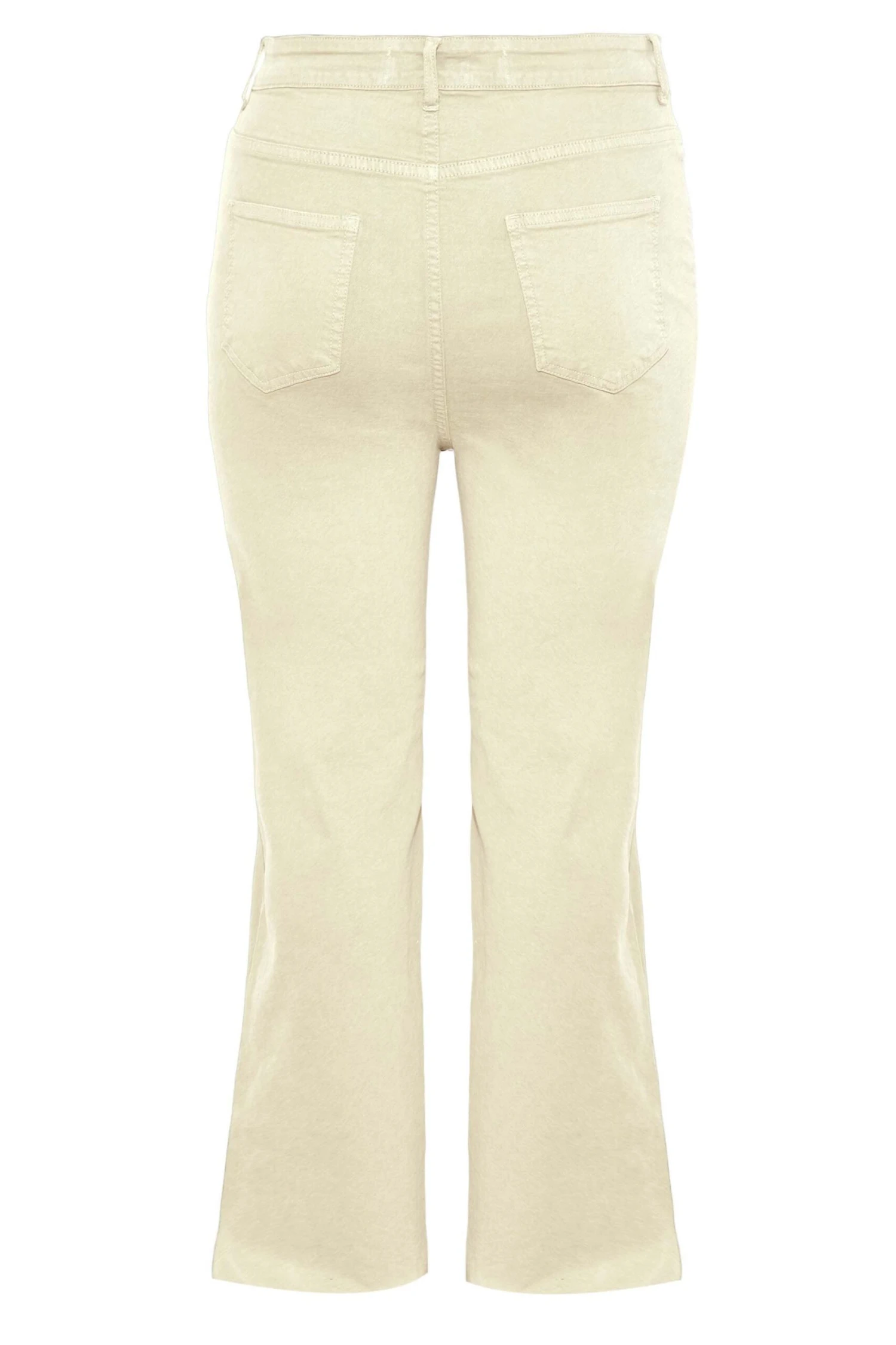 Jean Beige Stretch Evasé – Image 5