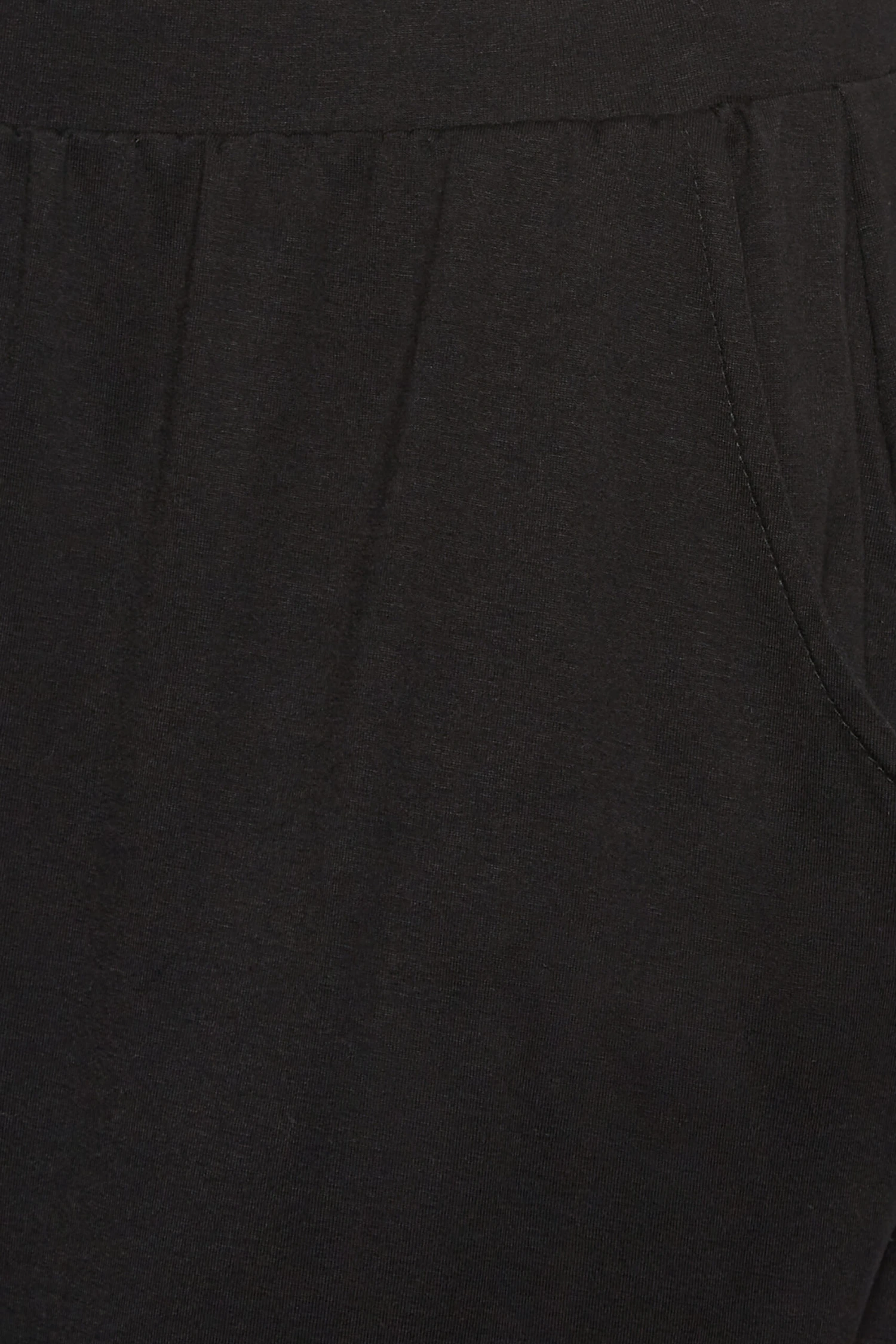 YOURS - Pantalon Noir Ample En Jersey à Fentes – Image 4