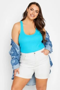 YOURS - Short Blanc Style Mom Ă Poches