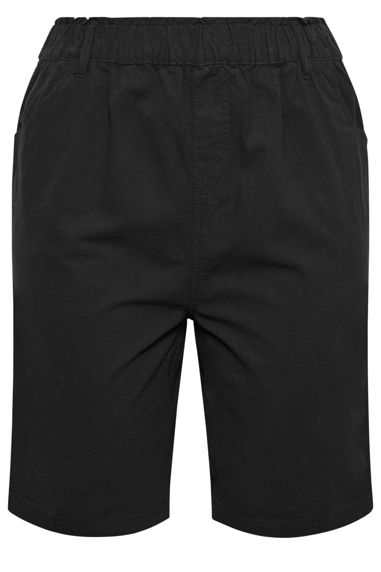 YOURS - Short Noir Long En Coton à Poches – Image 5