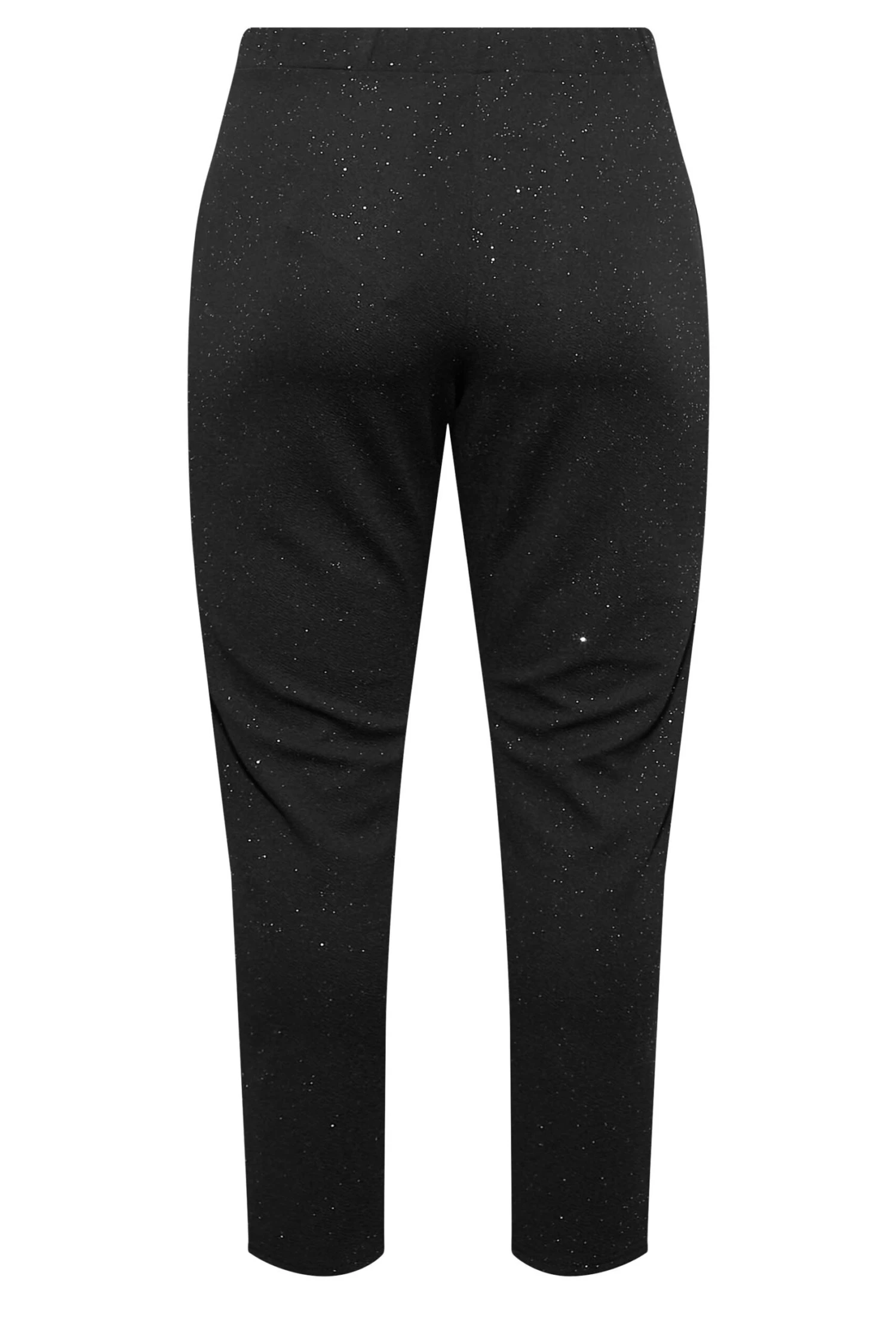 LIMITED COLLECTION - Pantalon Noir Pailletté Fentes Aux Ourlets – Image 6
