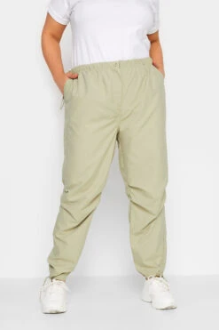 YOURS - Pantalon Beige Style Parachûte à Poches