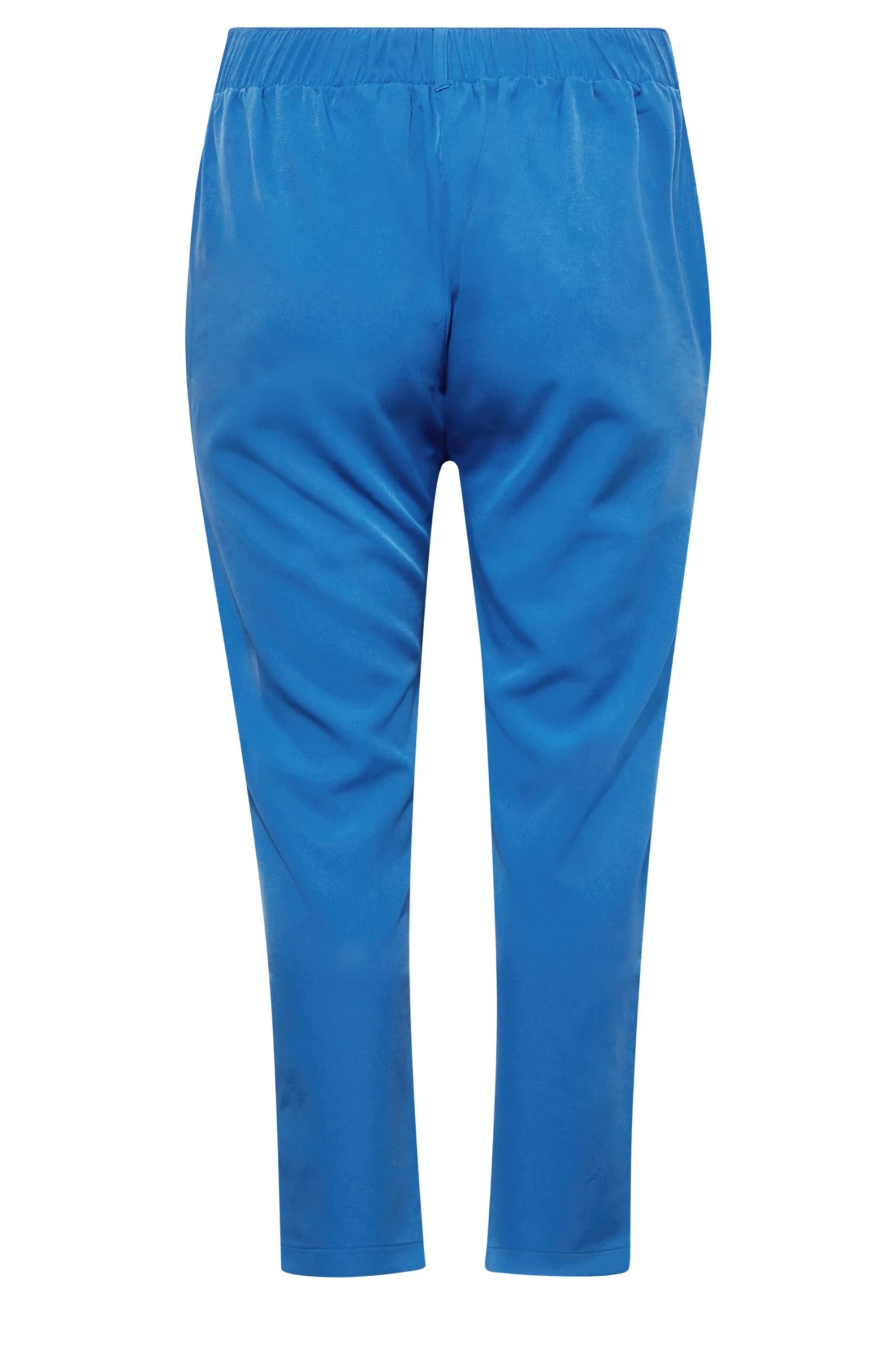 Pantalon Bleu Roi Taille Haute Coupe Droite – Image 5