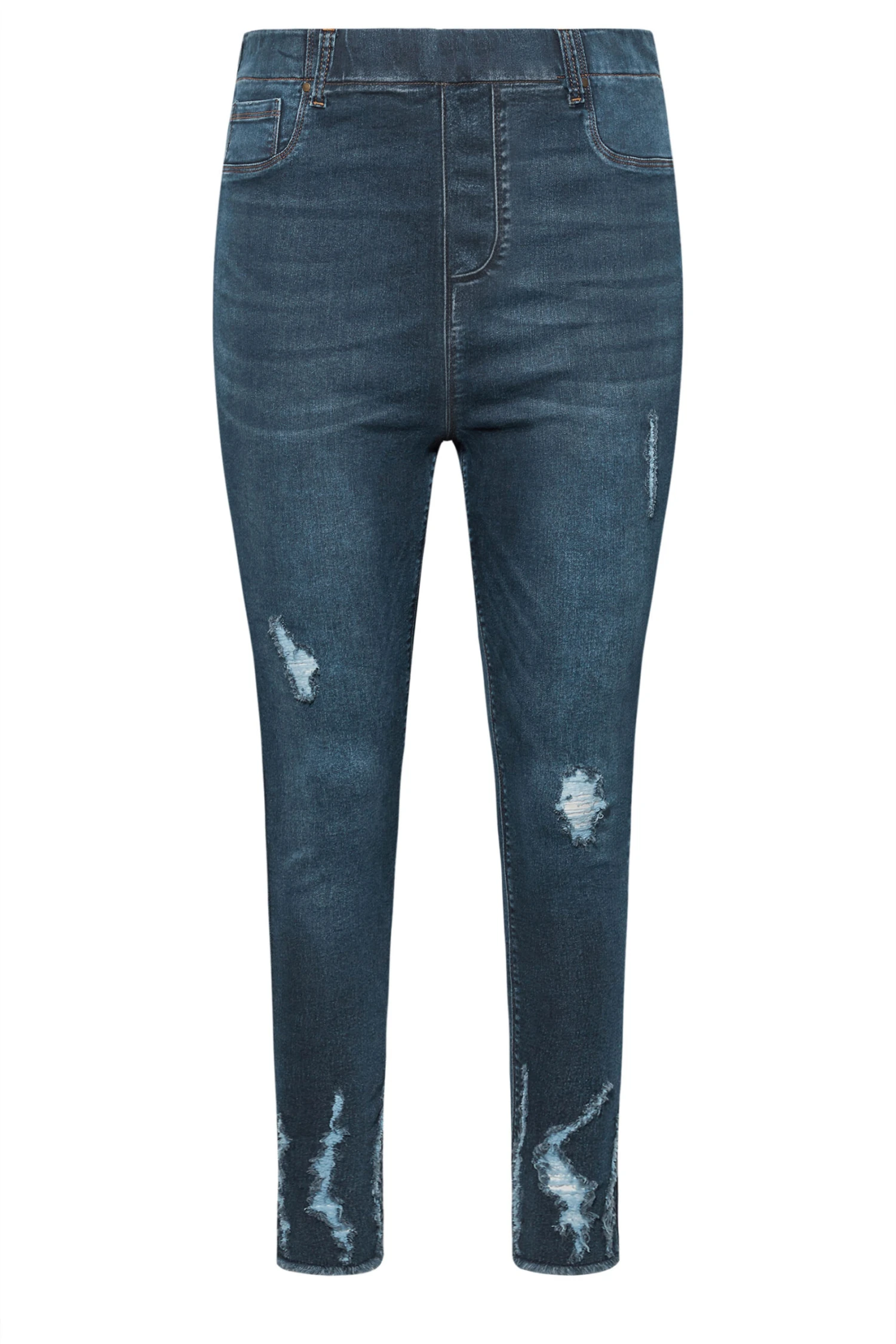 Jegging GRACE Bleu Griffures De Chat – Image 7