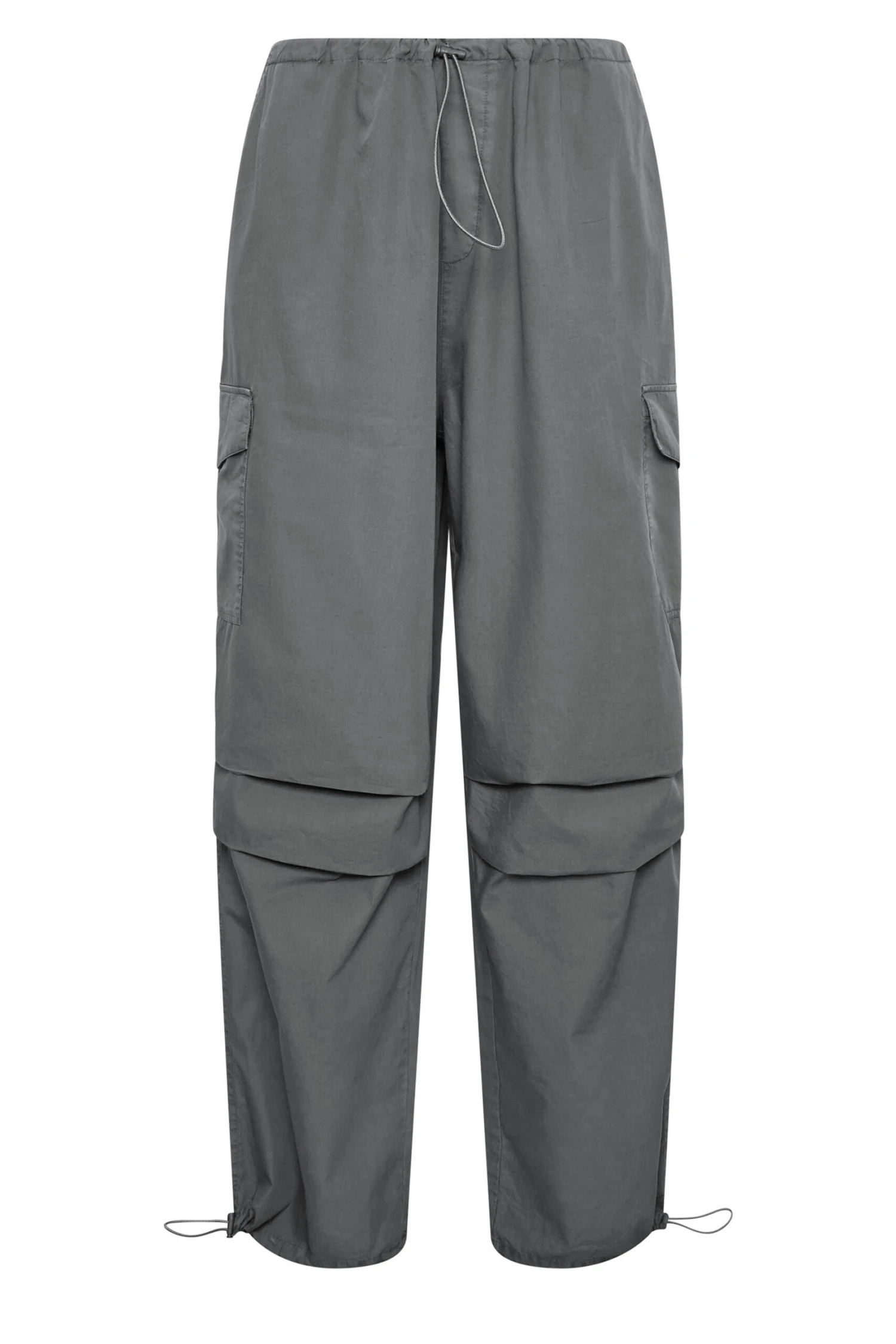 YOURS - Pantalon Coupe Cargo Gris Charbonneux Parachûte à Poches – Image 6