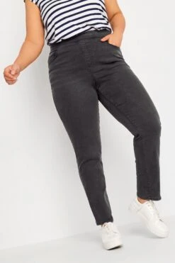 YOURS - Jegging Noir Bootcut Taille Basse