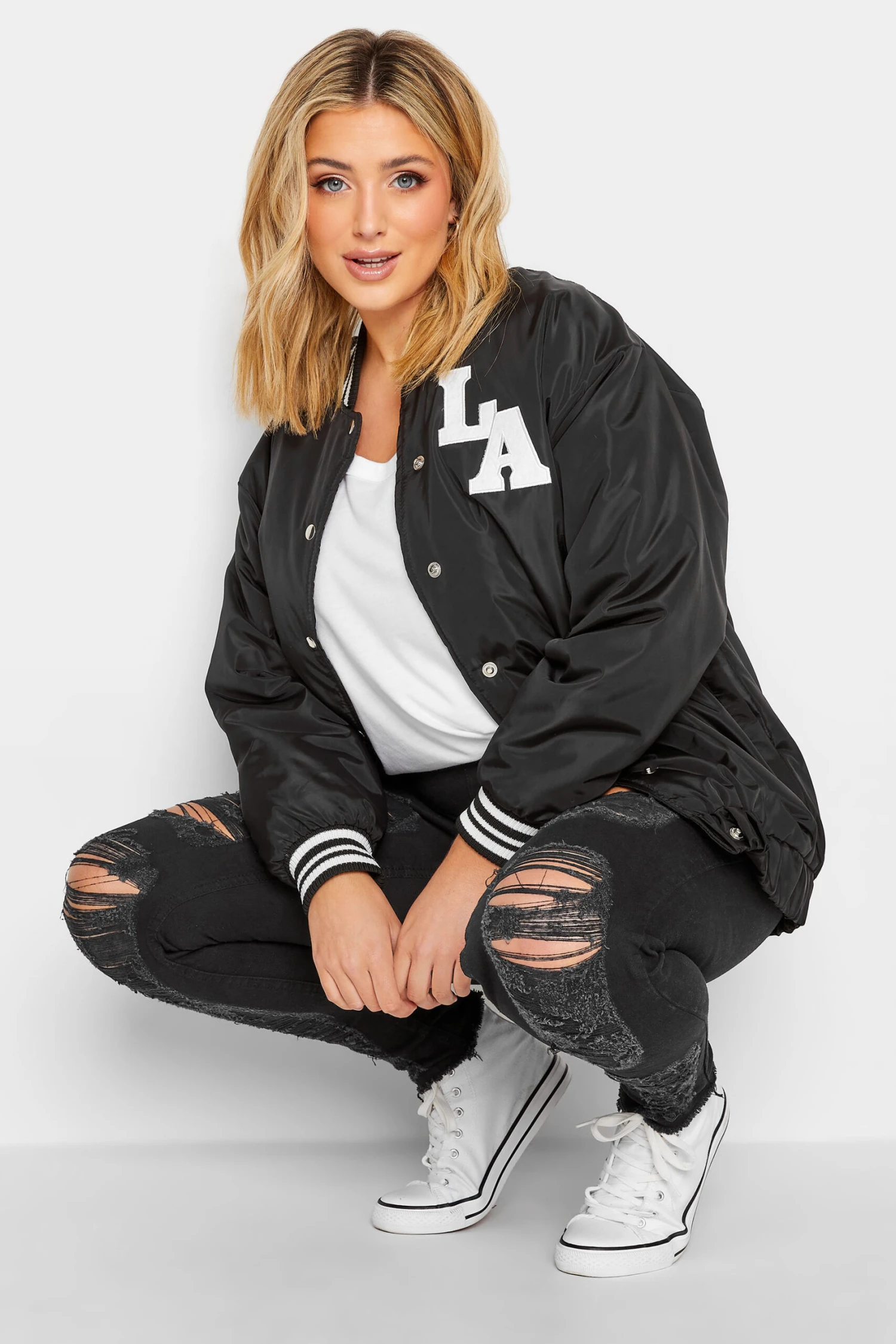 Jegging Noir GRACE Style Déchiré – Image 3