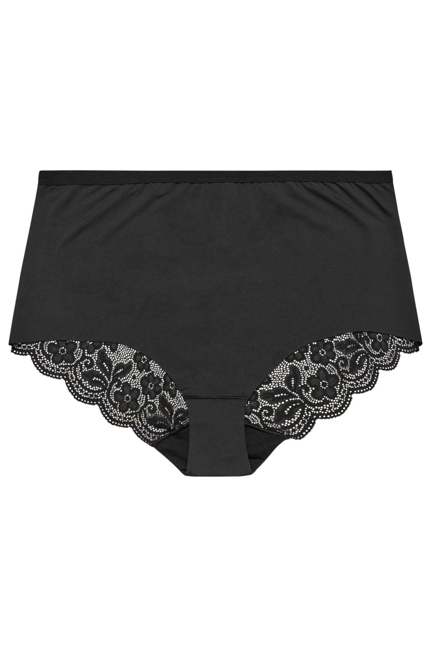 YOURS - Lot De 3 Culottes Dentelles Rose, Noire & Blanche – Image 8