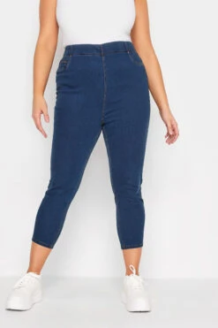 JENNY Jegging Pantacourt Bleu
