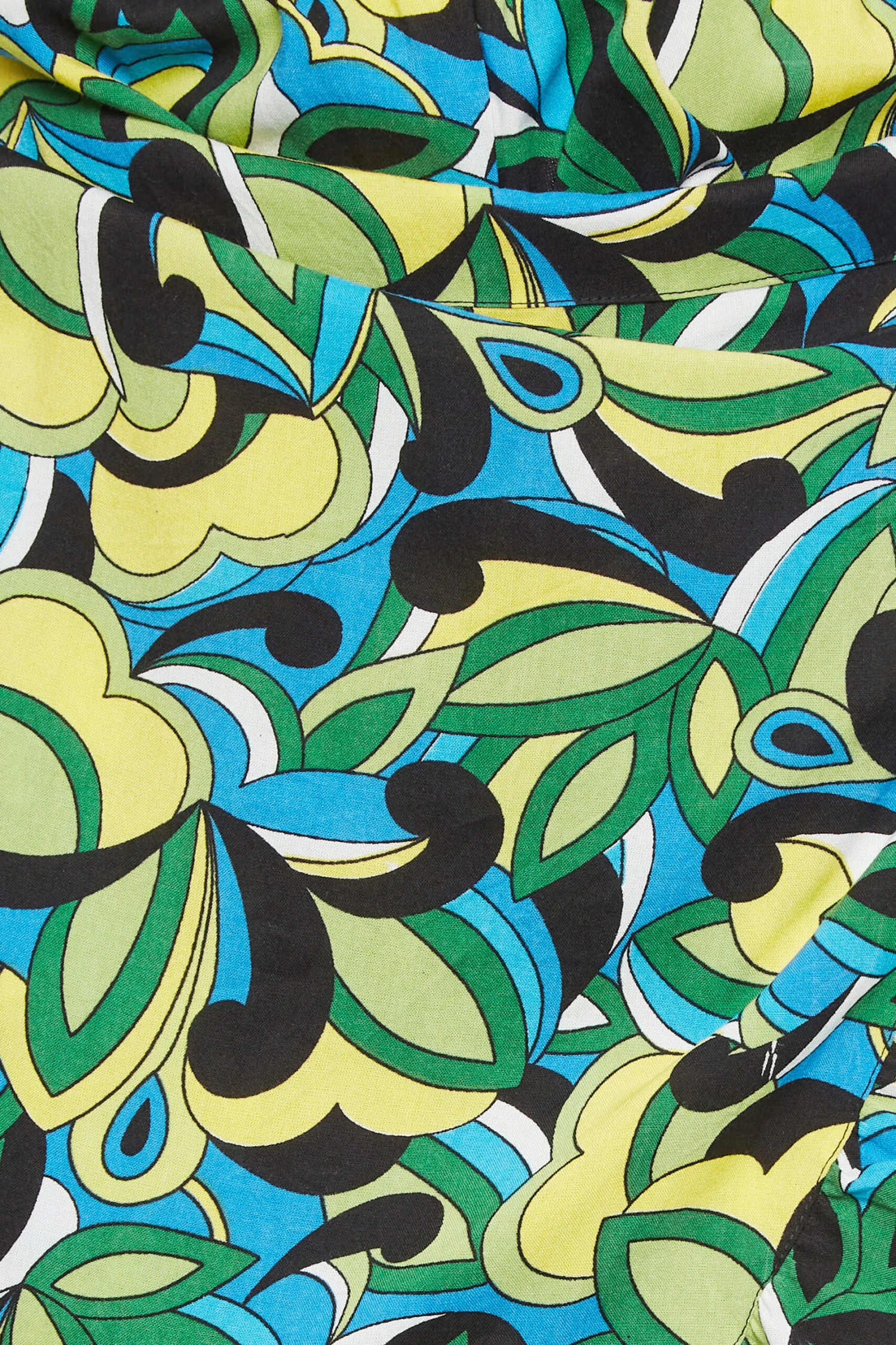 YOURS - Jupe-Short Verte & Bleue Abstrait – Image 3