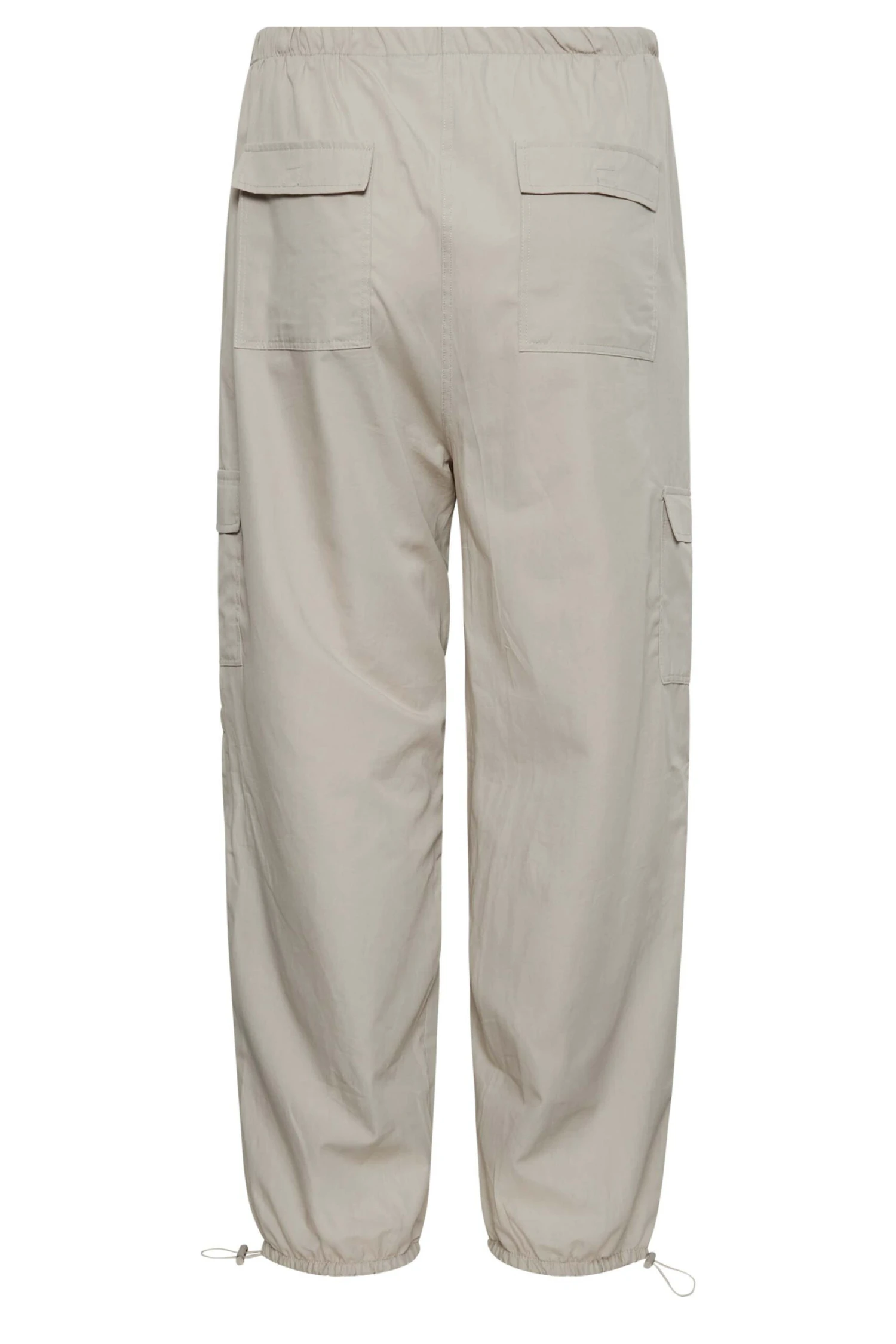 YOURS - Pantalon Coupe Cargo Crème Parachûte à Poches – Image 6