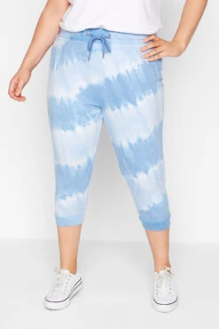 Jogging Bleu Ciel & Blanc Pantacourt