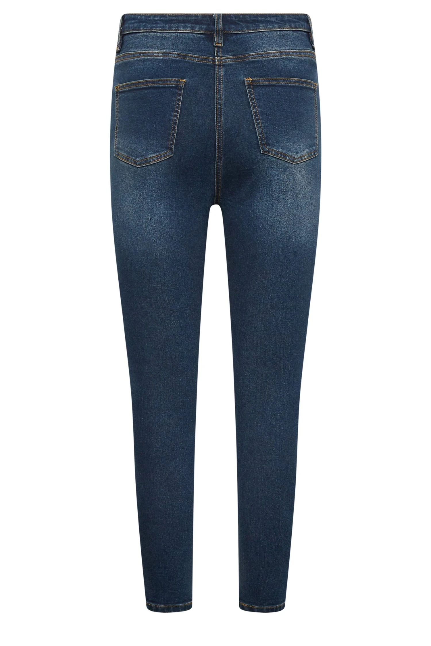 YOURS PETITE Curve Mid Blue Skinny AVA Jeans – Image 2