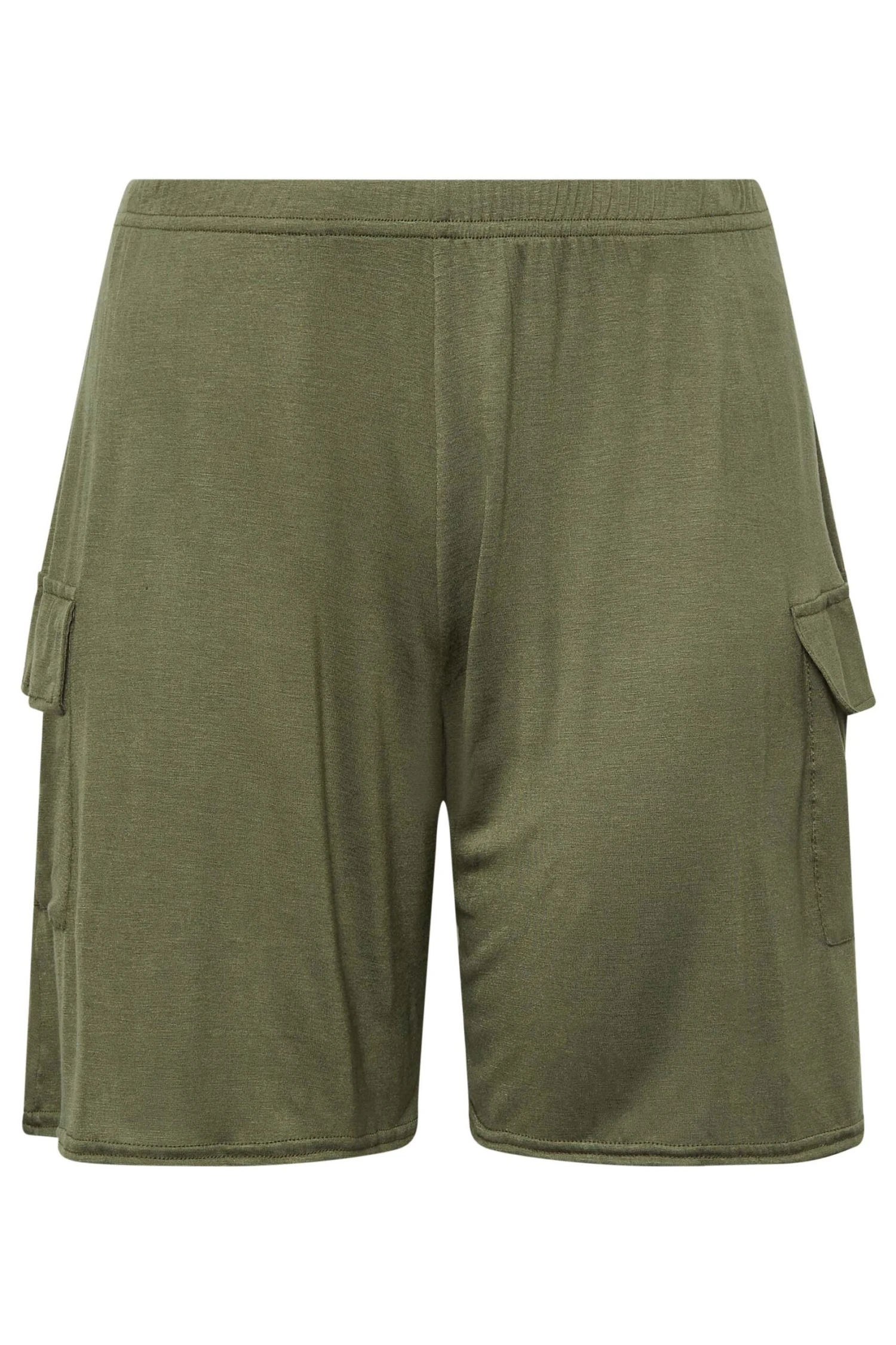 YOURS - Short Cargo Ample Vert Kaki à Poches – Image 4