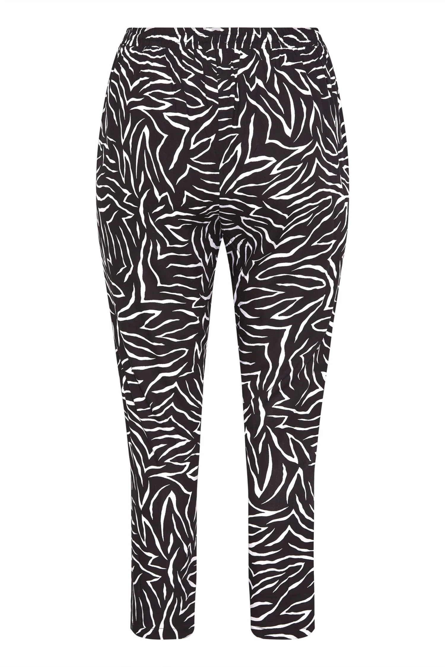 Jogging Noir Imprimé Zébré – Image 6