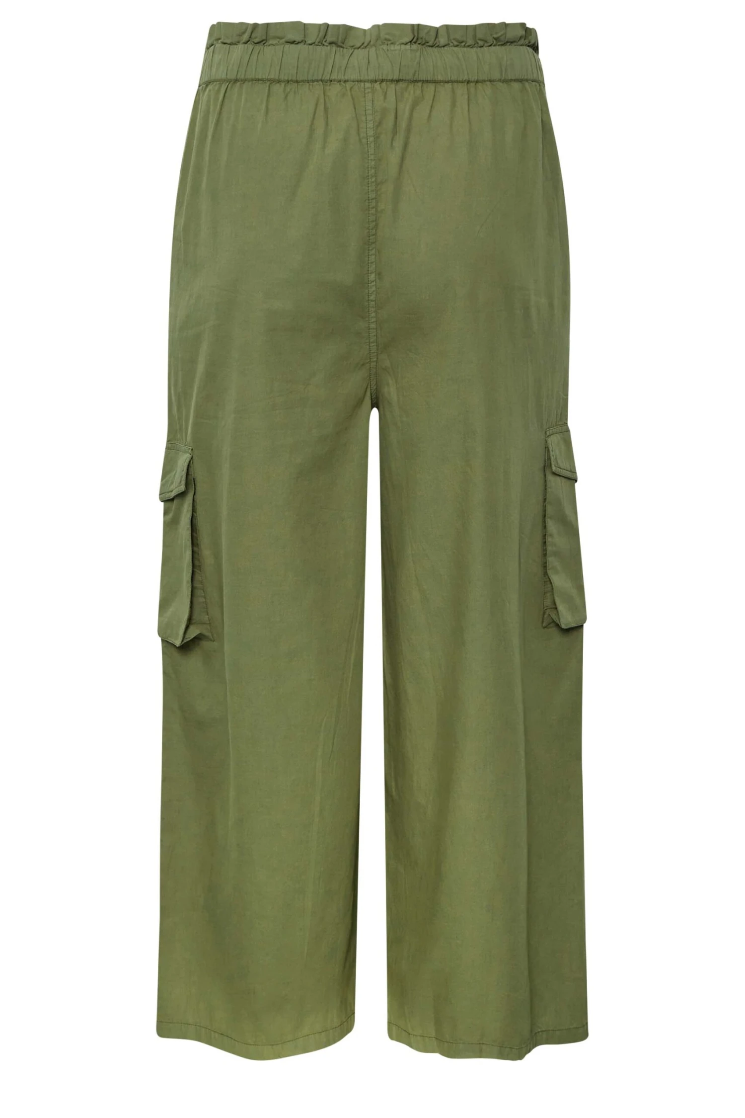 LIMITED COLLECTION - Pantalon Vert Kaki Cargo Coupe Wide Leg – Image 5